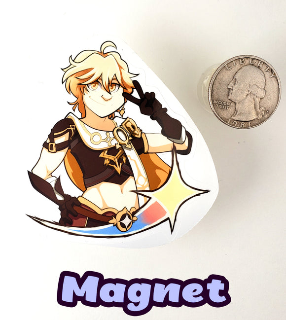 Aether - Genshin Impact Male Traveler Magnet