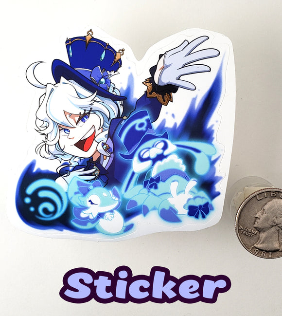 Furina - Hydro Archon of Justice Sticker